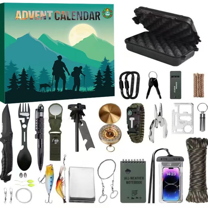 💖Hot 48% OFF🌹🧭 SurviveThe24 Advent Calendar – 24 Days of Real Survival Tools