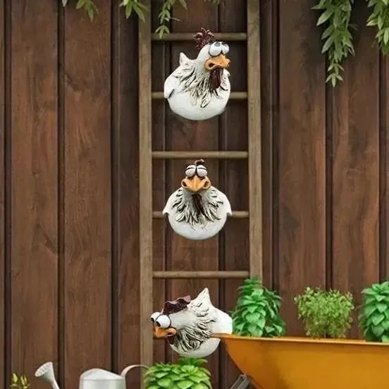 🎁2024 Hot Sale 47% OFF🎁Funny Chicken Garden Fence Decoration