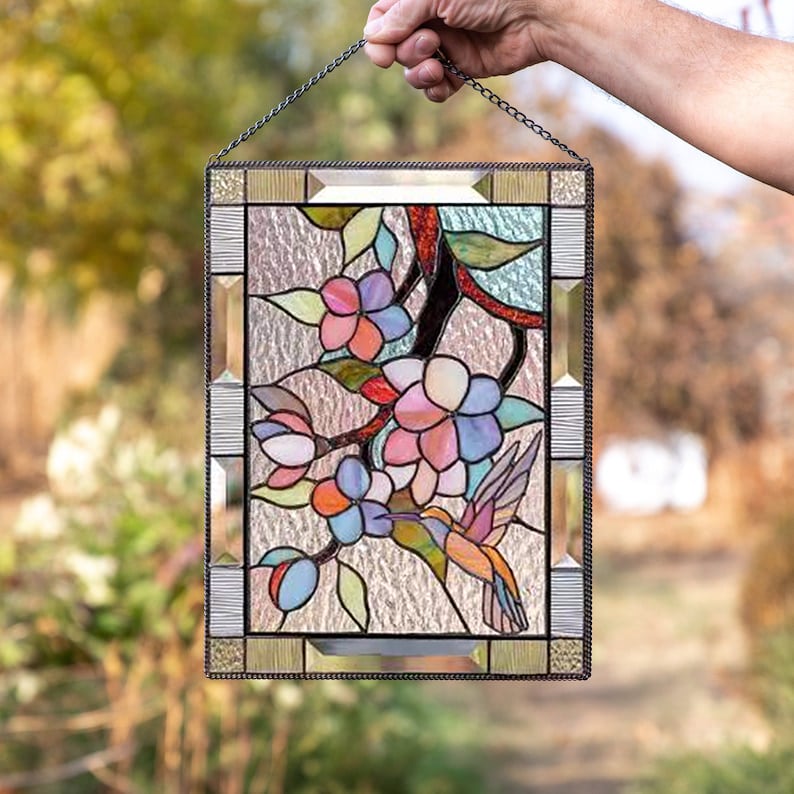 🎉 Last Day Promotion-50% OFF 🎉-Cardinal Stained Glass Window Panel