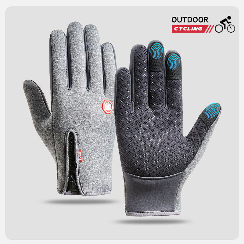 Outdoor Winter Gloves, Touchscreen andWindproof Full-Finger Gloves for Sports, Travel,and Daily Activities