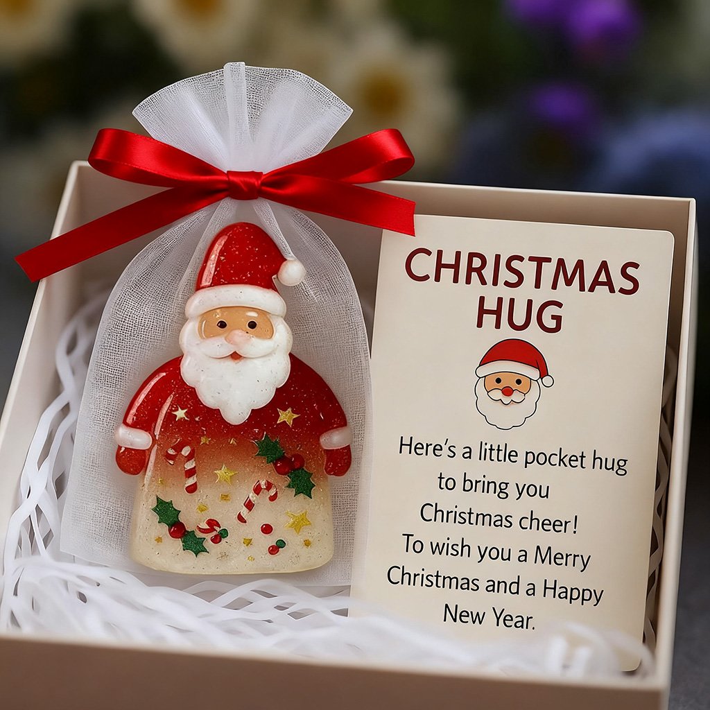🔥 🎁Little Pocket Christmas Hug💕Warm Their Heart This Season