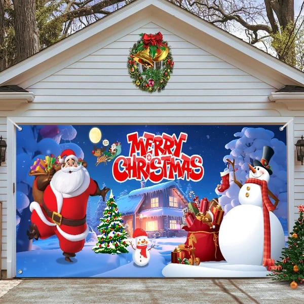 Christmas Garage Door Decoration