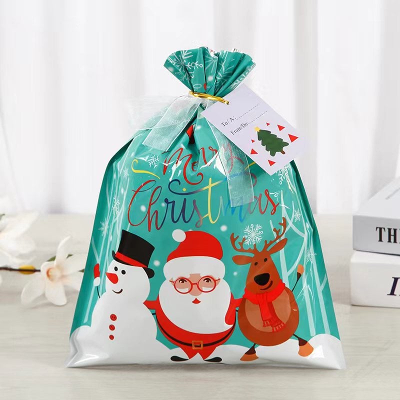 🎄 Christmas Sale – 49% OFF  Biodegradable Drawstring Christmas Gift Bags