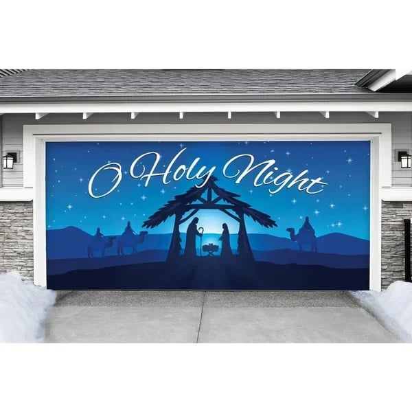 Christmas Garage Door Decoration