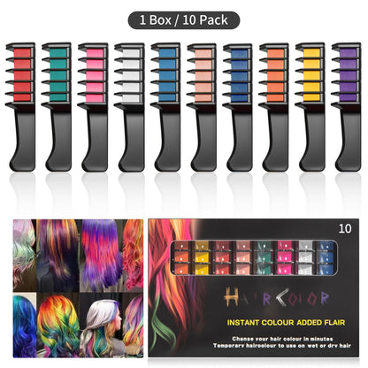 🔥LAST DAY 50% OFF -✨Instant Hair Color Comb - Non-Toxic Water-Washable Quick Dry Vibrant Temporary Color for Fashion Enthusiasts - Haircare