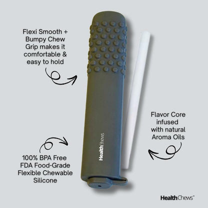 Essential Oil Breathing Stick Silicone Breathable Chewable Stick