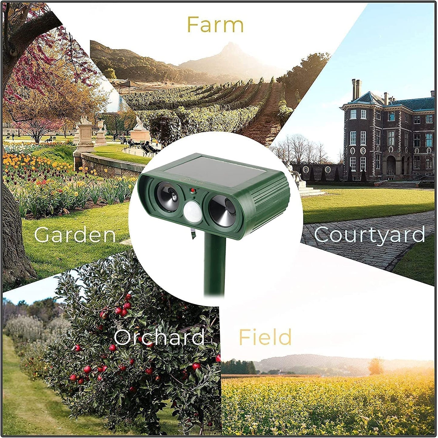 🔥BIG SALE 49% OFF🔥 Solar Power Mouse Mole Snakes Pest Rodent Repeller