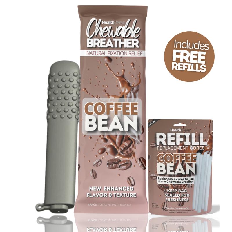 Essential Oil Breathing Stick Silicone Breathable Chewable Stick