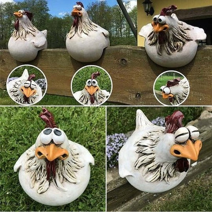 🎁2024 Hot Sale 47% OFF🎁Funny Chicken Garden Fence Decoration
