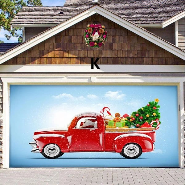 Christmas Garage Door Decoration