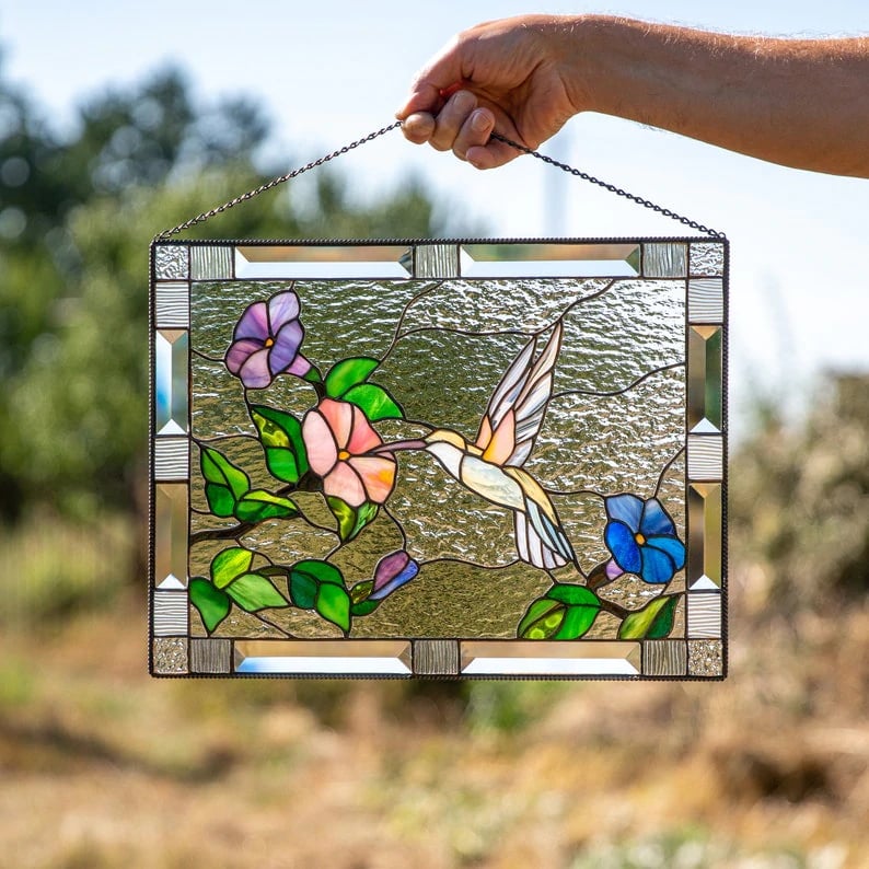 🎉 Last Day Promotion-50% OFF 🎉-Cardinal Stained Glass Window Panel