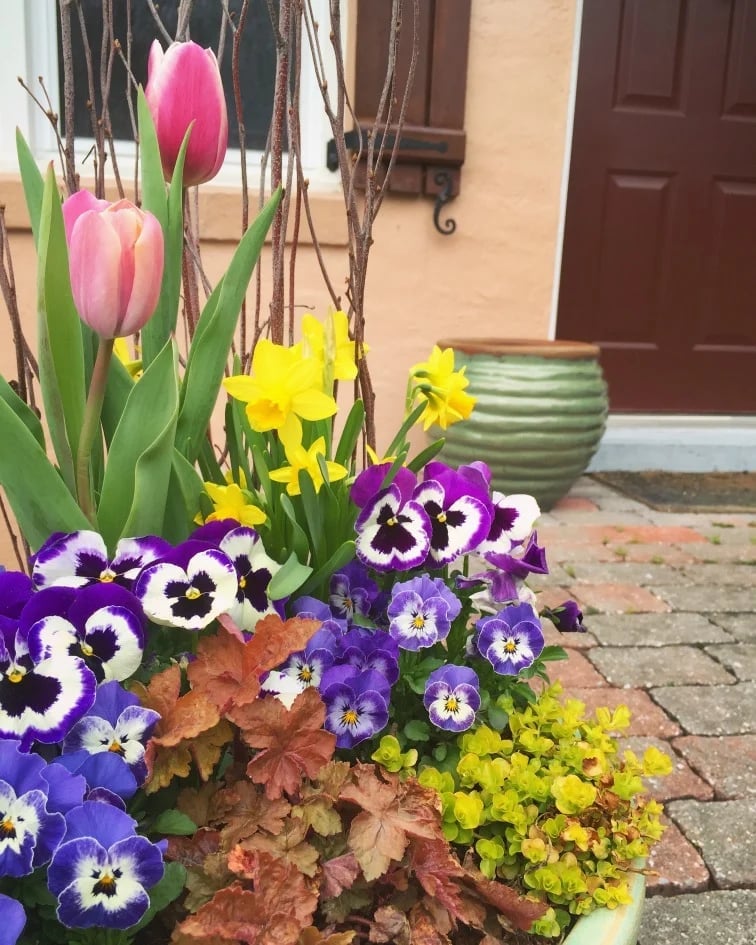 🌸Last Day 49% OFF-Outdoor Artificial Pansy Flowers💐