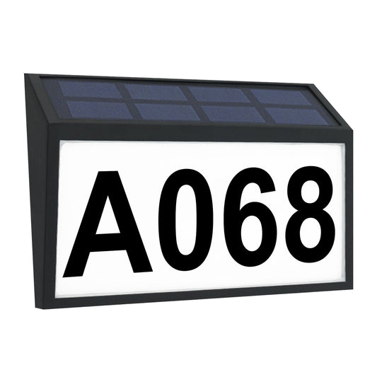 Solar-Powered Address Sign Waterproof LED Light