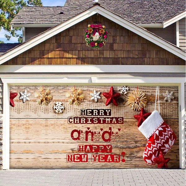 Christmas Garage Door Decoration