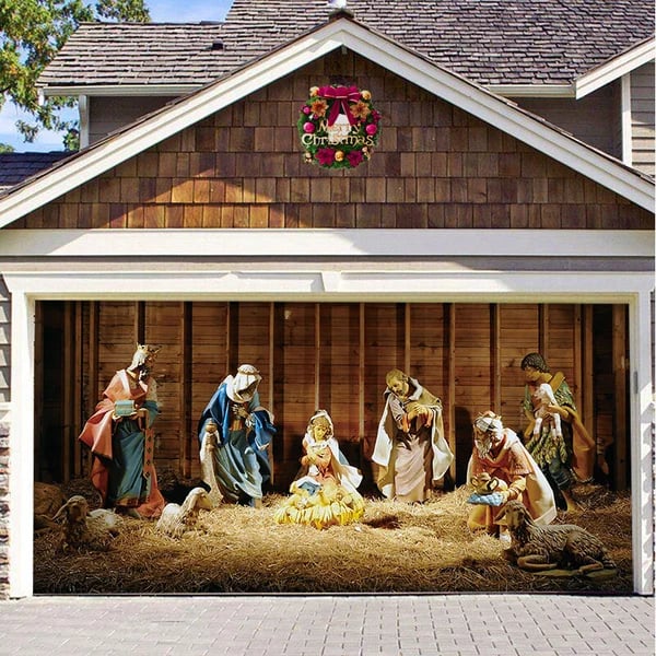 Christmas Garage Door Decoration