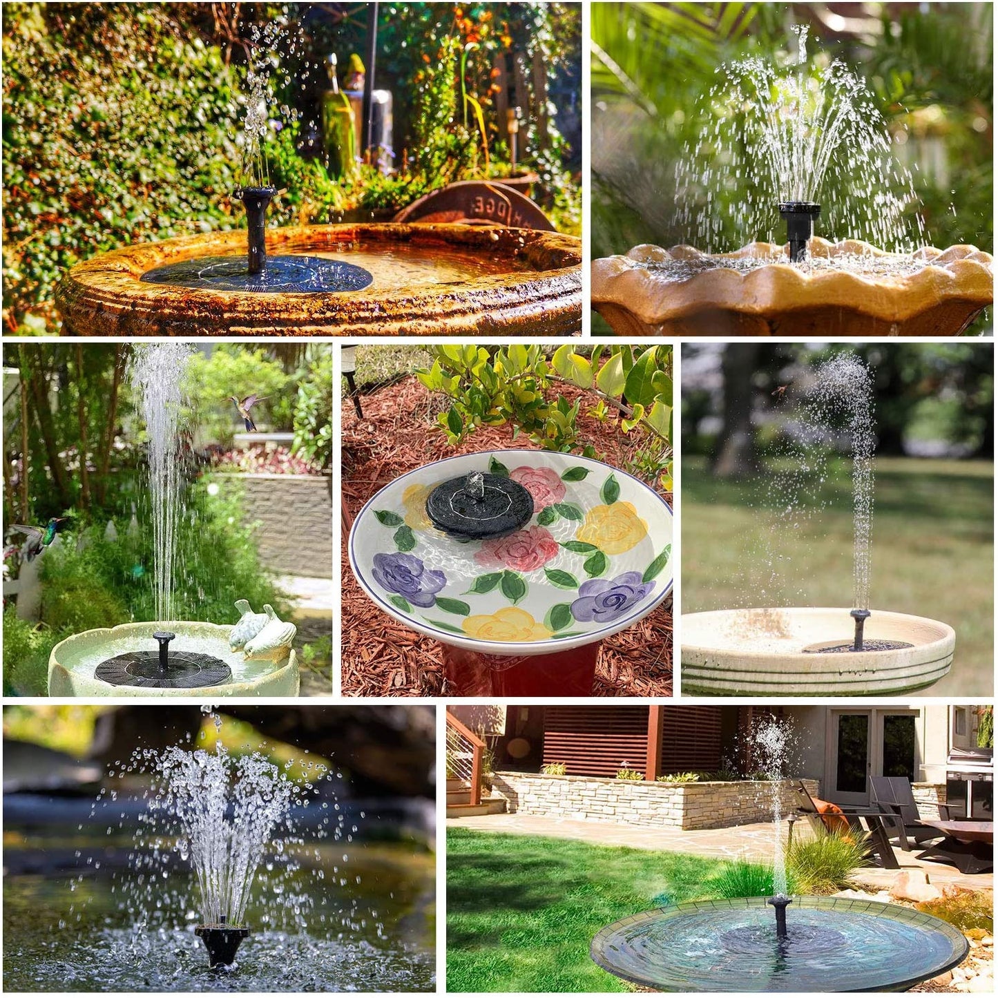 🔥LAST DAY 50% OFF🔥Solar-Powered Bird Fountain Kit