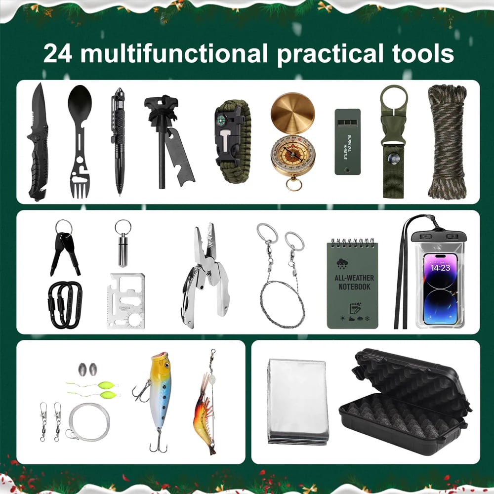 💖Hot 48% OFF🌹🧭 SurviveThe24 Advent Calendar – 24 Days of Real Survival Tools
