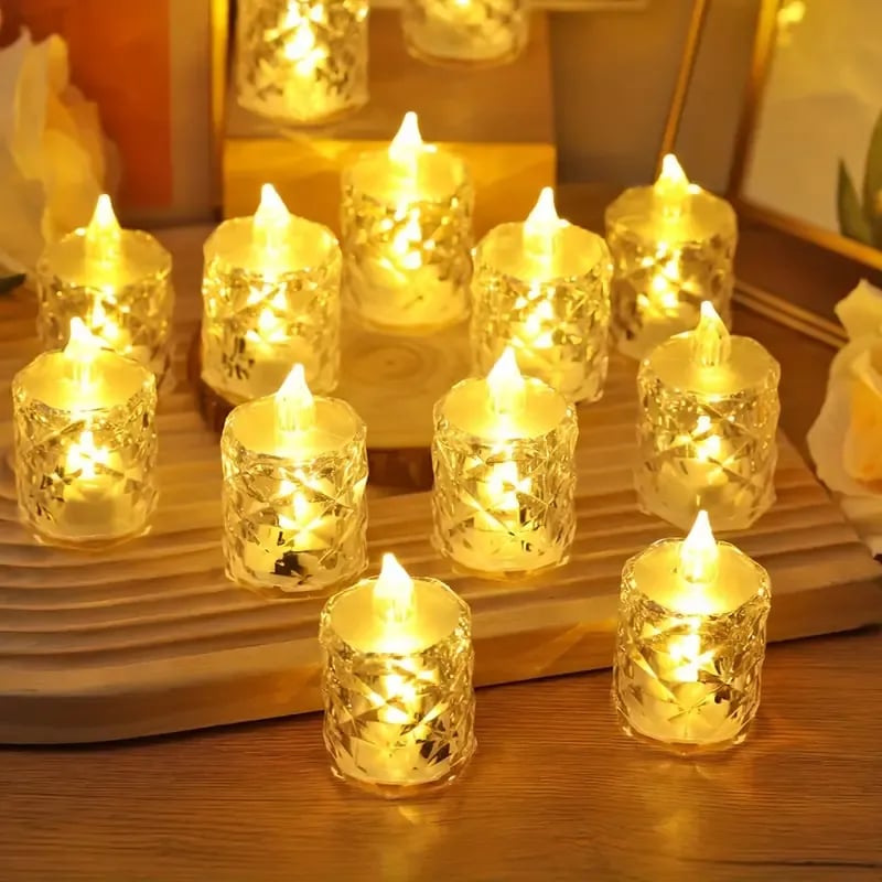 ON SALE🔥3pcs/SET Crystal Flameless Candle Light-Buy 4 Sets