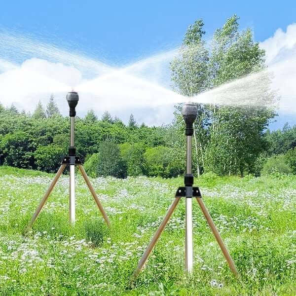 Stainless Steel Rotary Irrigation Tripod Telescopic Support Sprinkler