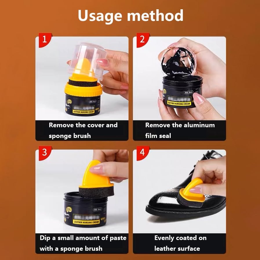 [Buy 1 Get 1 Free🔥]Leather Repair Cream Liquid Shoe Polish