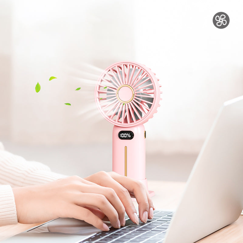 Rechargeable portable silent digital display handheld fan❄Buy 2 get 10% Off Extra Auto & Free Shipping❄