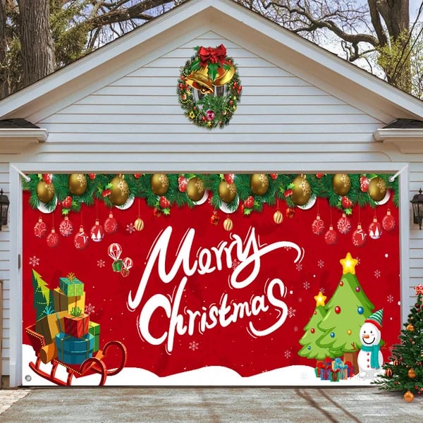 Christmas Garage Door Decoration