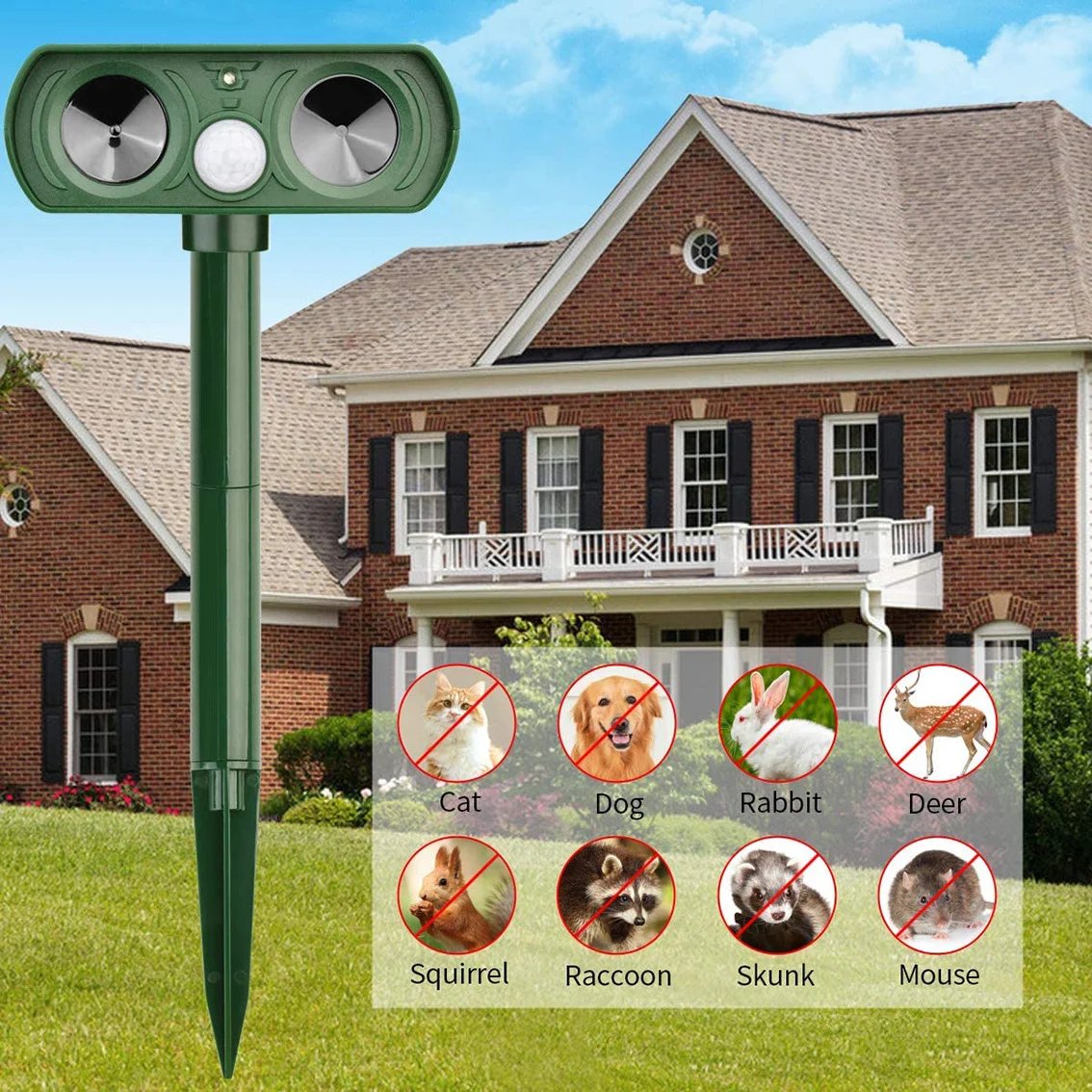 🔥BIG SALE 49% OFF🔥 Solar Power Mouse Mole Snakes Pest Rodent Repeller