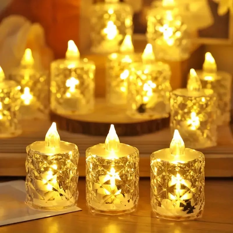ON SALE🔥3pcs/SET Crystal Flameless Candle Light-Buy 4 Sets