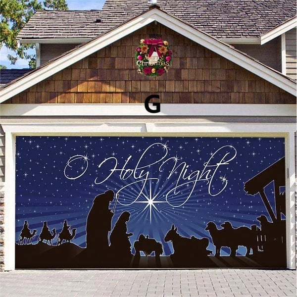 Christmas Garage Door Decoration