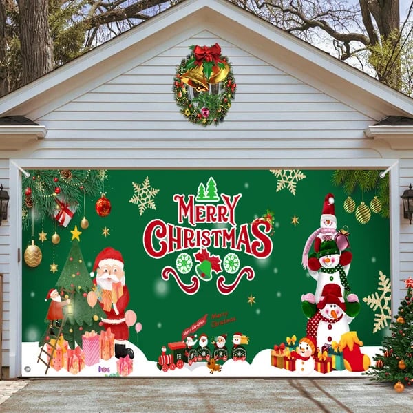 Christmas Garage Door Decoration