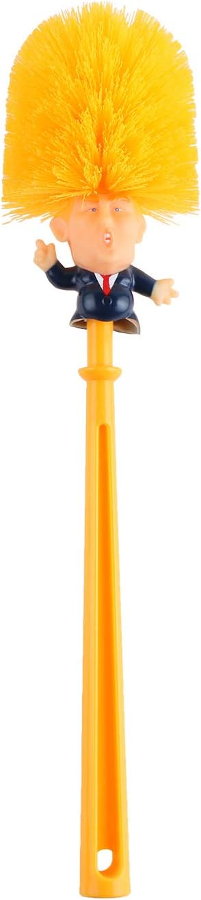 Funny Toilet Brush,Prank Toilet Brush Cleaner, Funny Toilet Scubber,Make Toilet Great Again, Commander in Crap (Thumb Up Toilet Brush)