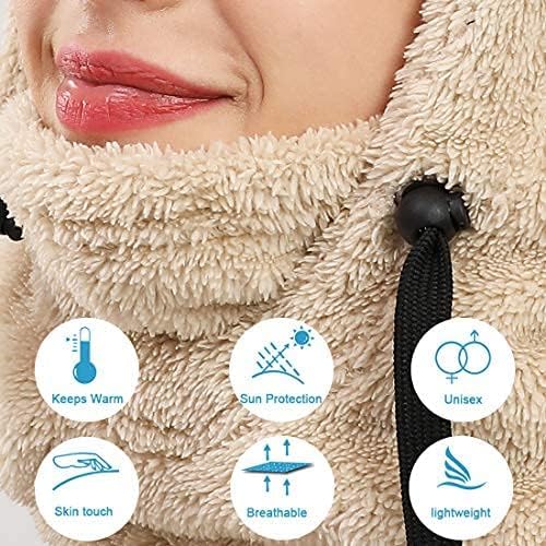 Balaclava Wind-Resistant Winter Face Mask,Fleece Ski Mask for Men and Women,Warm Face Cover Hat Cap Scarf