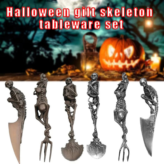 Halloween Gift Skeletal Cutlery Sets