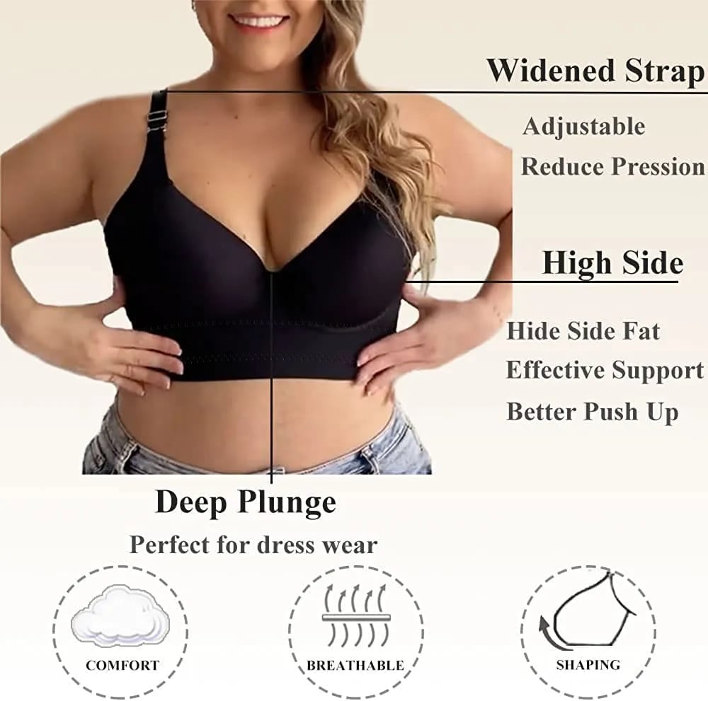 🏆HOT SALE 49% OFF - New-Plus size Women's bra, comfortable, slimming and anti-sagging