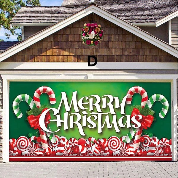Christmas Garage Door Decoration
