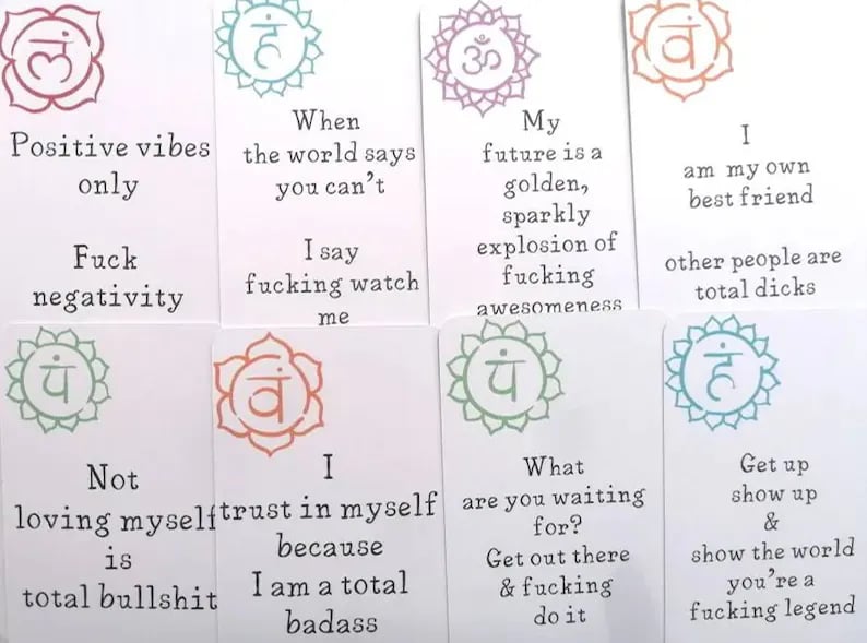 🎁Hot Sale 49% OFF✨-Funny Affirmation Card Gift With Storage Pouch🎁