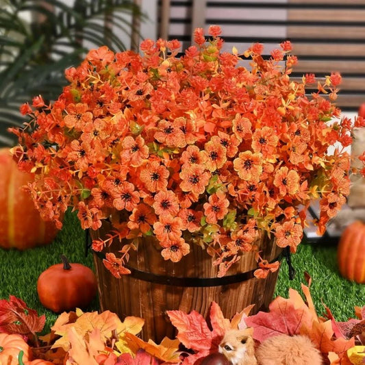💖Last Day 49% OFF🍁Rainproof Lifelike Fall Artificial Flowers With UV-Shield Coating