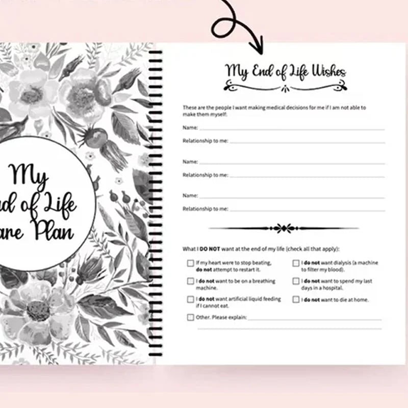 🎃 Halloween Gift:  End of Life Planner💀👍BEST SELLER
