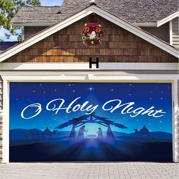 Christmas Garage Door Decoration