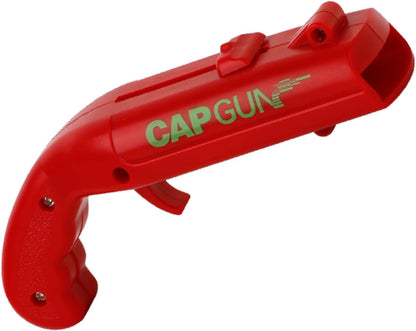 2-in-1 Cap Gun Bottle Opener | Fun Beer Cap Launcher for Parties, BBQs & Bars