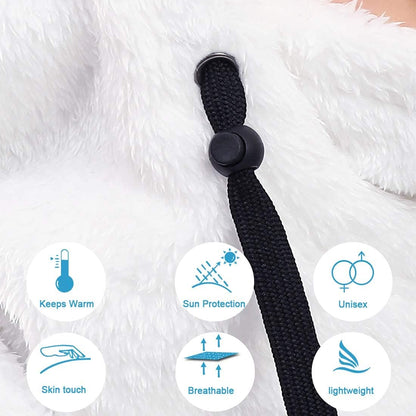 Balaclava Wind-Resistant Winter Face Mask,Fleece Ski Mask for Men and Women,Warm Face Cover Hat Cap Scarf