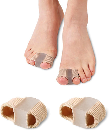 2PCS Gel Bunion Toe Separators – Pain Relief Toe Corrector & Hammer Toe Straightener for Women and Men