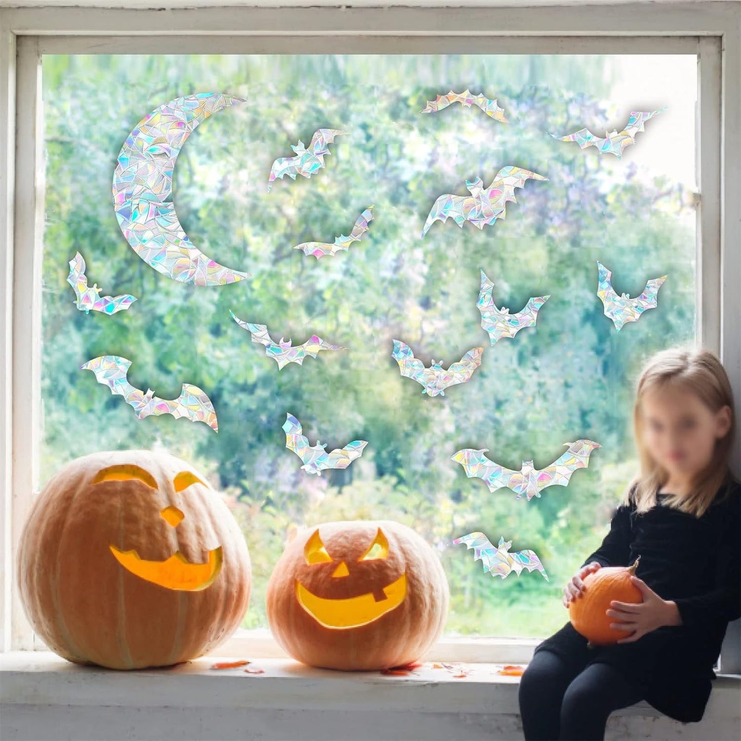 Halloween Window Rainbow Stickers