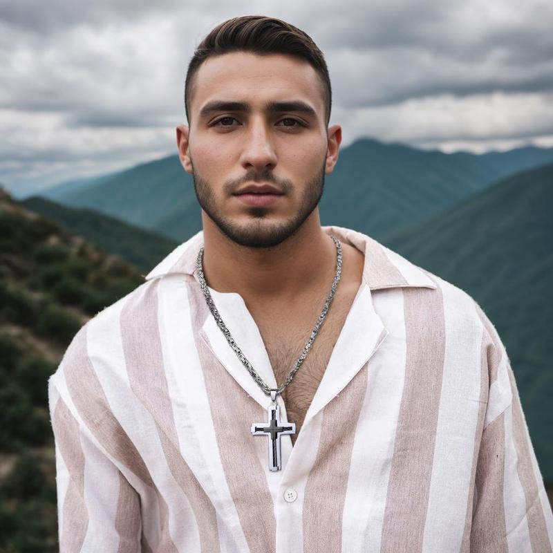 Elegant Cross Pendant Necklace