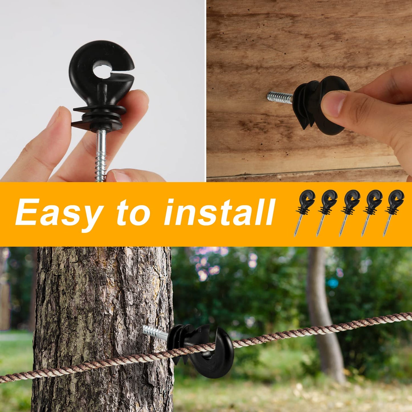 🔥Last Day 49% OFF🔥Farm Electric Fence Screw-in Insulator