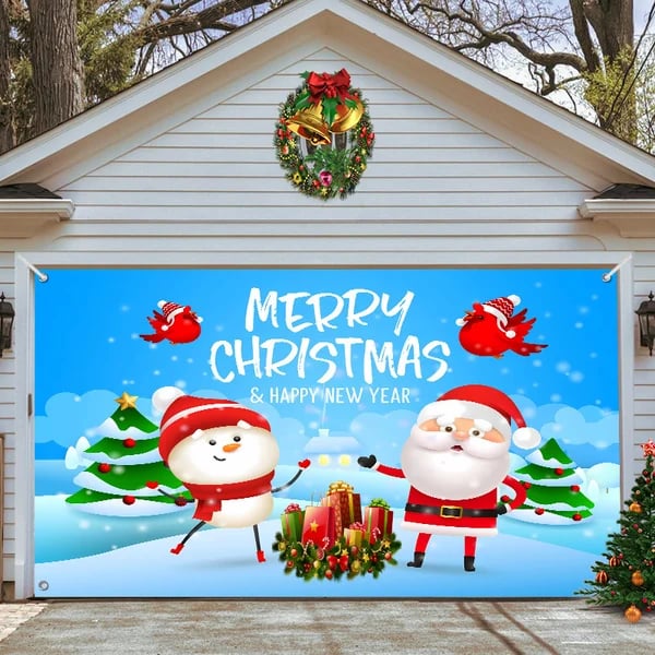 Christmas Garage Door Decoration