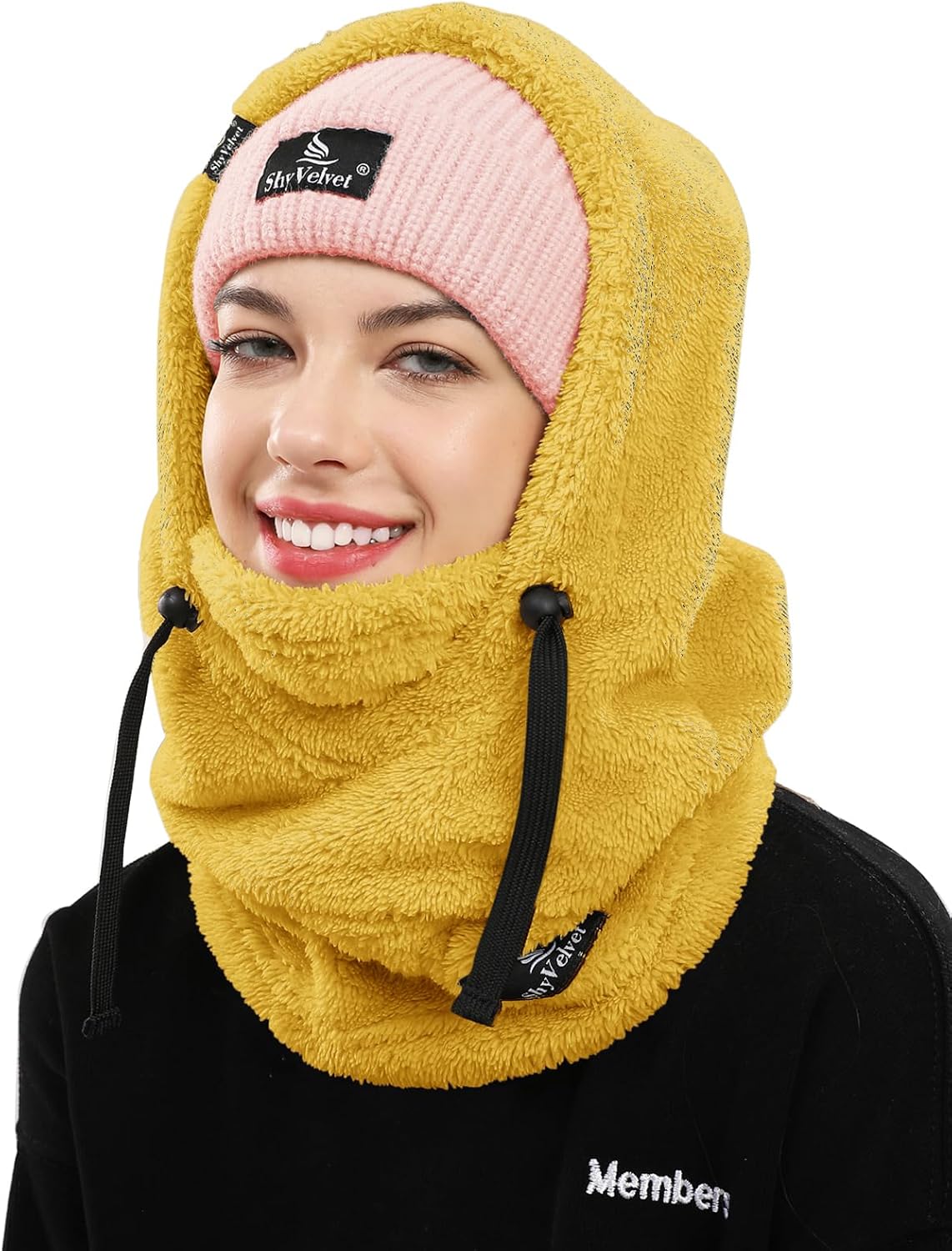 Balaclava Wind-Resistant Winter Face Mask,Fleece Ski Mask for Men and Women,Warm Face Cover Hat Cap Scarf