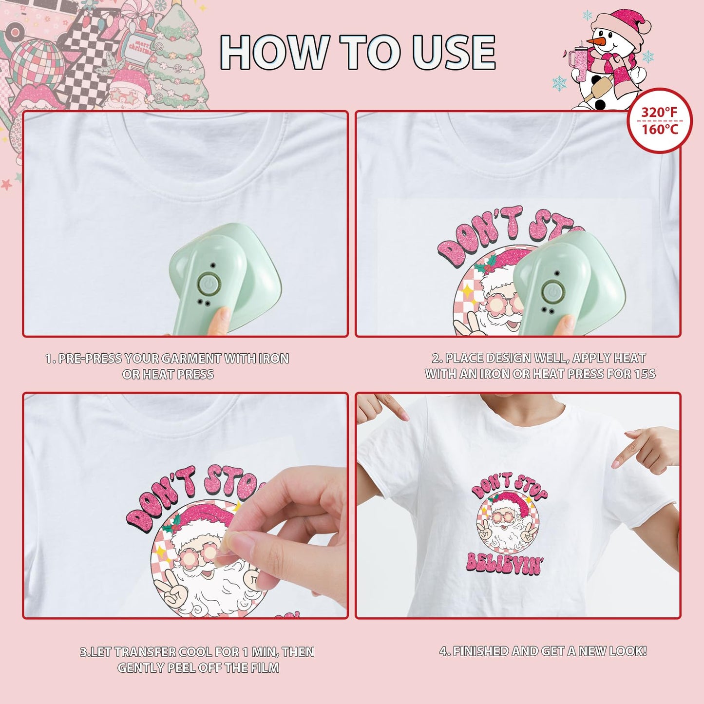 Christmas Mystery DTF Transfer Bundle – Ready-to-Press Festive Designs for T-Shirts, Totes & DIY Gifts