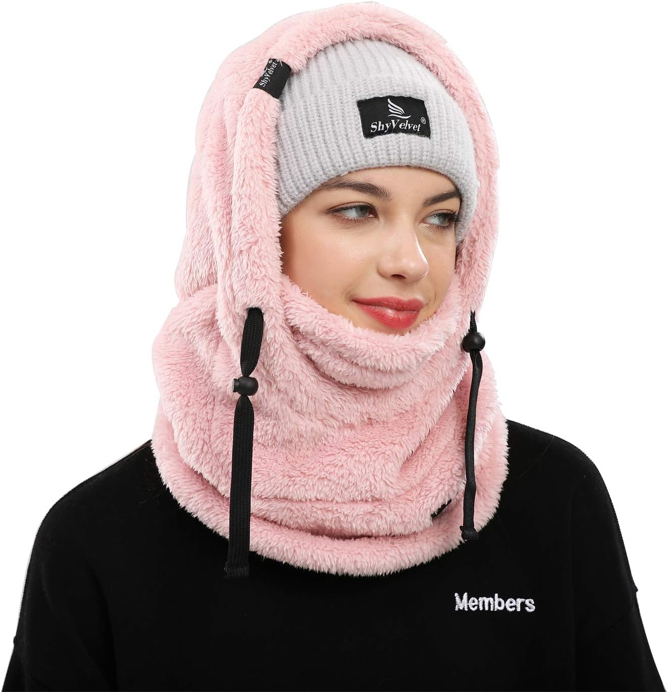 Balaclava Wind-Resistant Winter Face Mask,Fleece Ski Mask for Men and Women,Warm Face Cover Hat Cap Scarf