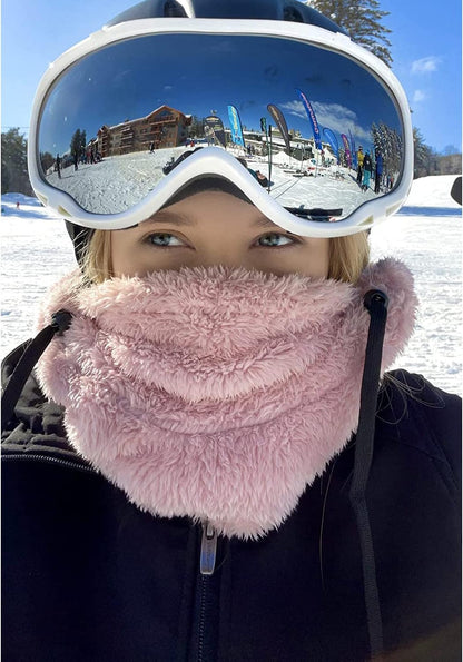 Balaclava Wind-Resistant Winter Face Mask,Fleece Ski Mask for Men and Women,Warm Face Cover Hat Cap Scarf